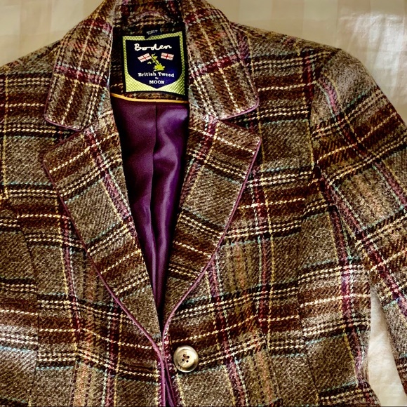 Boden Jackets & Blazers - Boden British tweed crop blazer